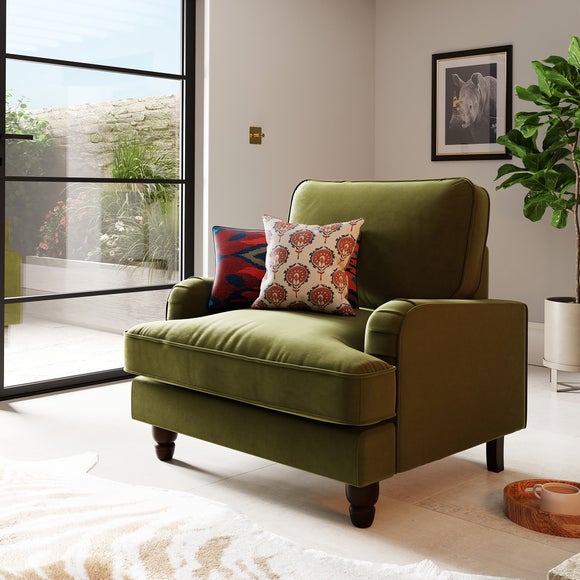 Dunelm green 2024 armchair