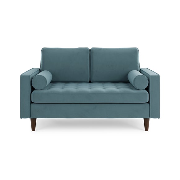Alfie Velvet 2 Seater Sofa Dunelm