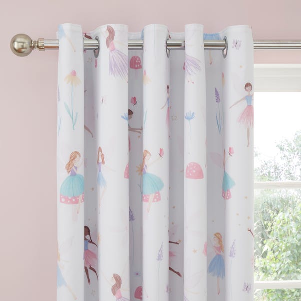 Meadow Fairies Blackout Eyelet Curtains image 1 of 4