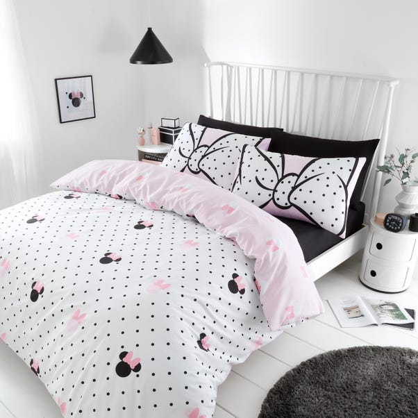 Disney Minnie Mouse Kingsize Duvet Cover and Pillowcase Set image 1 of 6