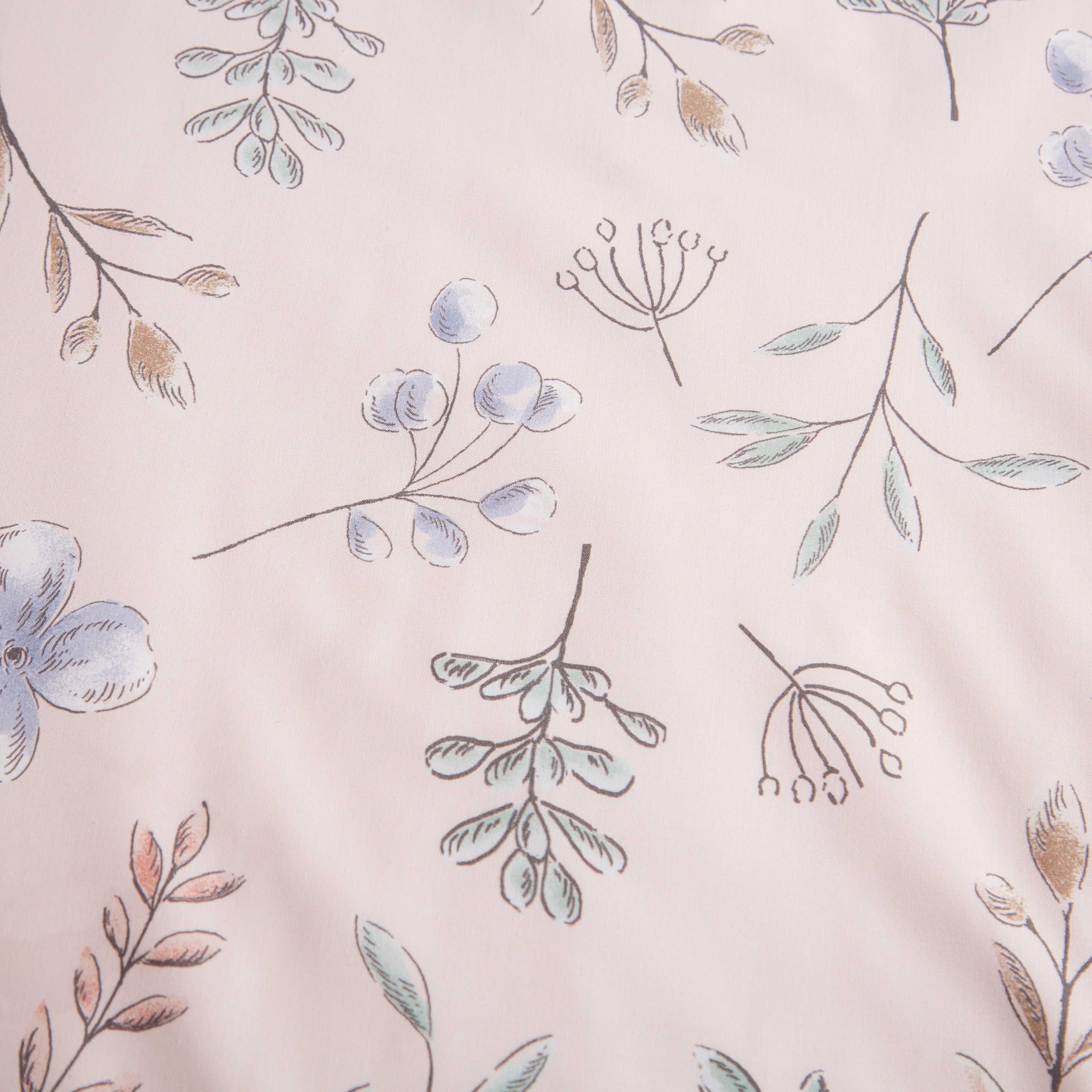 Woodland Reversible Pink Duvet and Pillowcase Set | Dunelm