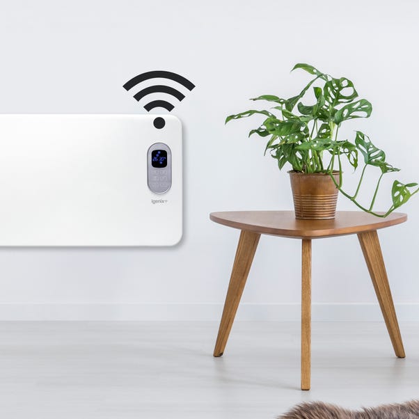 Igenix 1500W White Wifi Enabled Panel Heater image 1 of 4