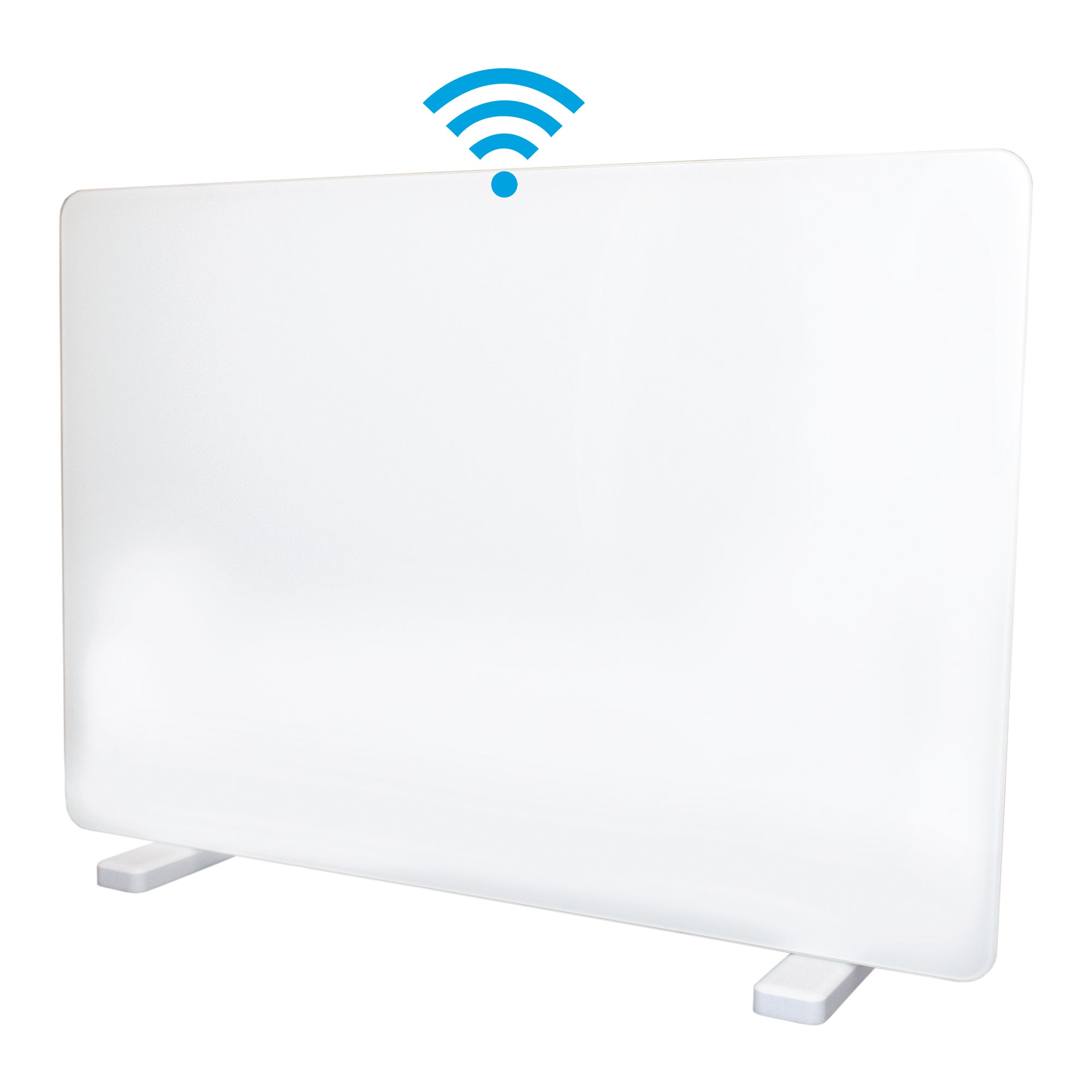 Dunelm White Igenix 2000W Smart Glass Panel Heater, 82cm x 66cm x 43cm White