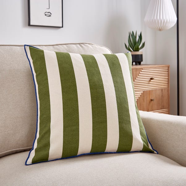 Pride & Joy Stripe Green Cushion image 1 of 4