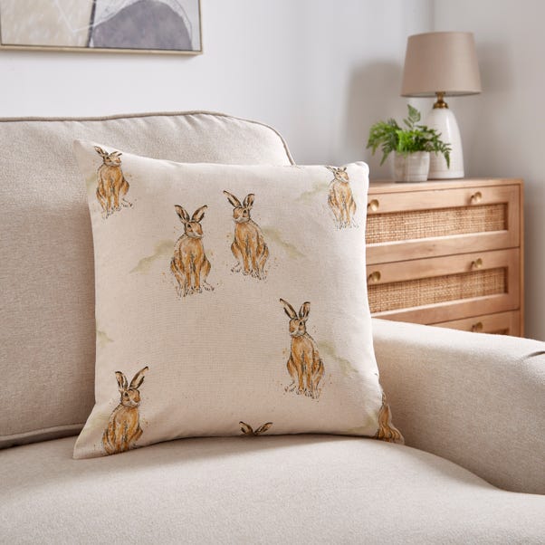 Hare Printed Cushion Cover  image 1 of 6