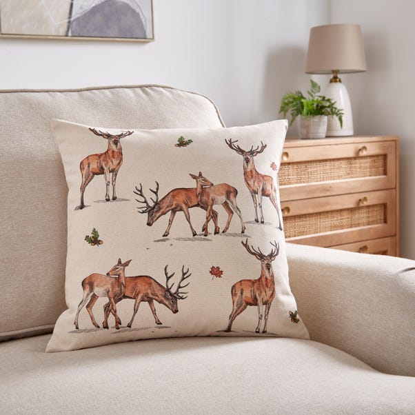 Stags Printed Cushion Cover  image 1 of 5