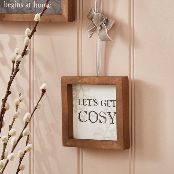 Let's Get Cosy Hanging Sign image 1 of 3
