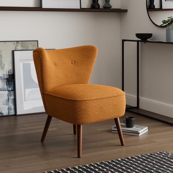 Eliza Boucle Chair Dunelm