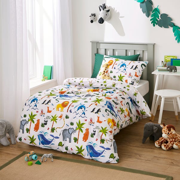 Animals of the World Duvet Cover and Pillowcase Set  undefined