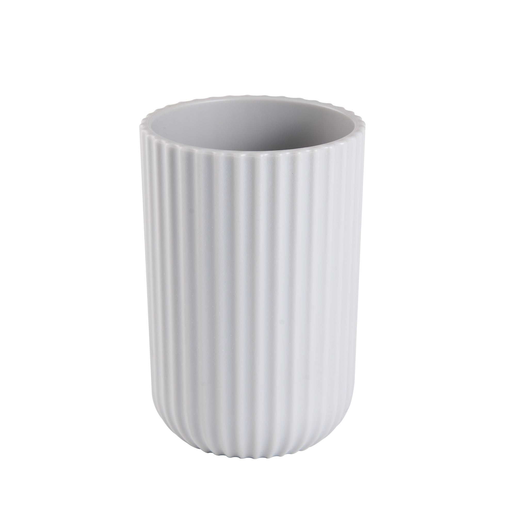 Ribbed Tumbler Silver Silver