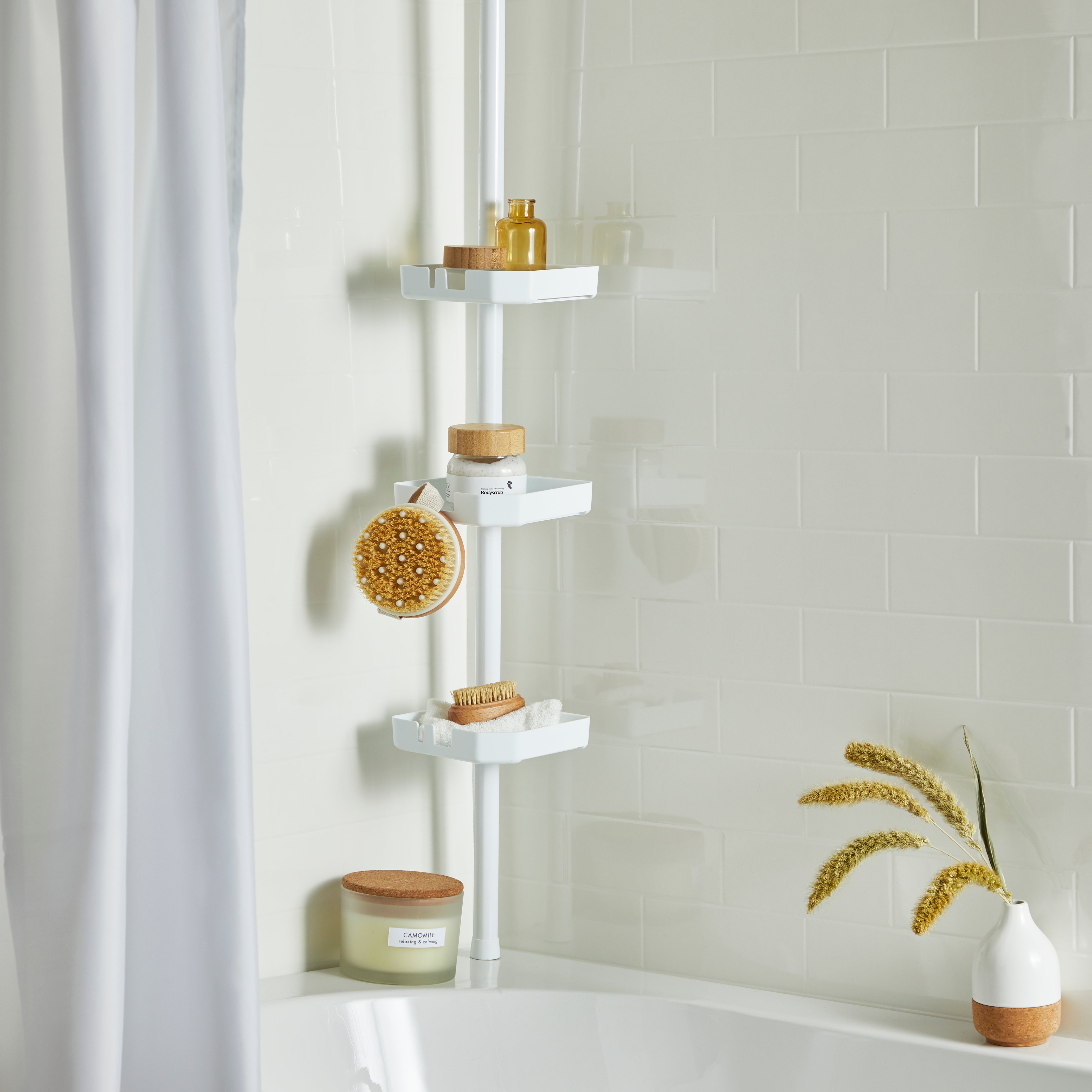 Mini Corner Shower Caddy Dunelm