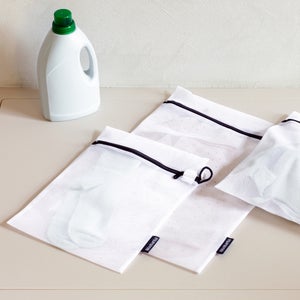 Brabantia Set Of 3 White Wash Bags