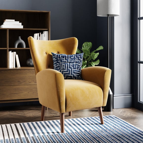 Yellow Armchairs Mustard Dunelm