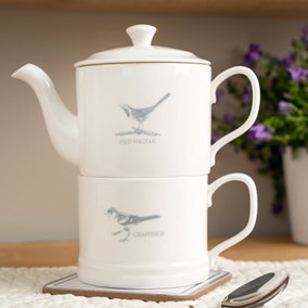 Mary Berry Garden Tea for One Birds Set