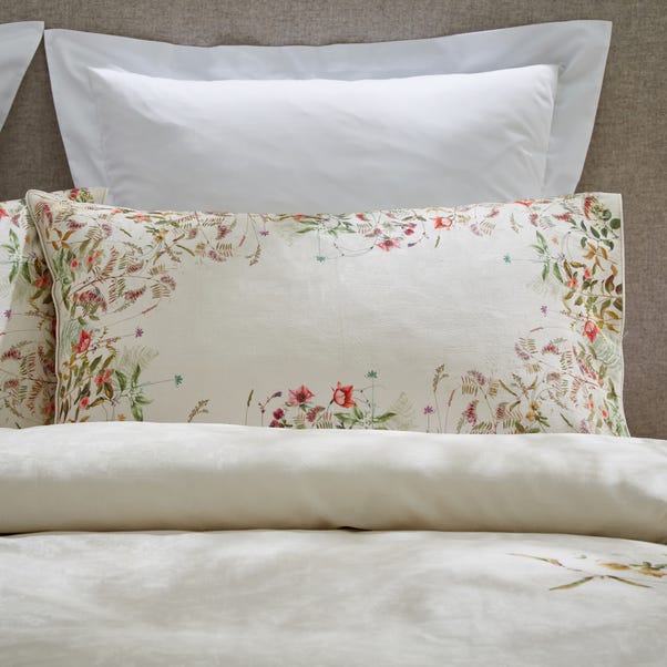 Dorma Rambling Rose Cream Standard Pillowcase Pair image 1 of 3