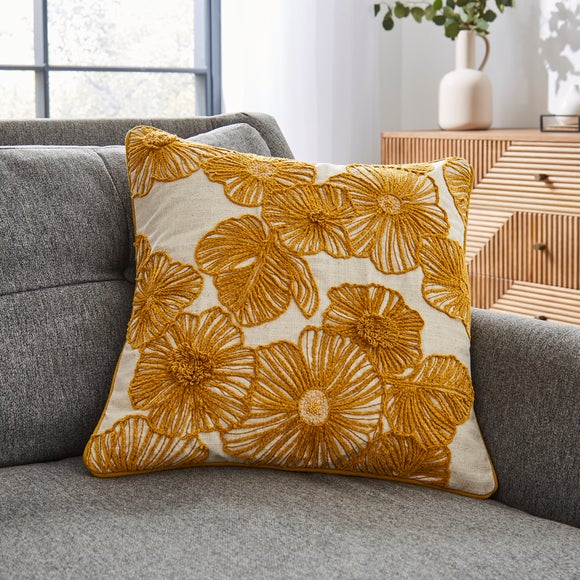 Dunelm yellow cushions best sale