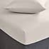 Soft Cotton 28cm Fitted Sheet Natural undefined