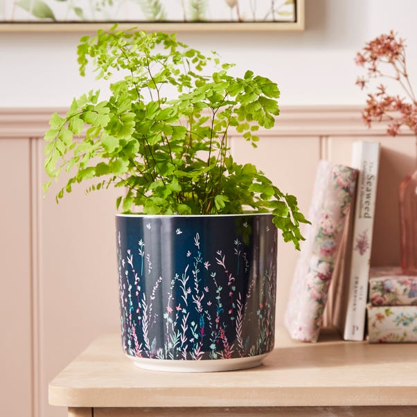 Whimsical Floral Plant Pot image 1 of 3