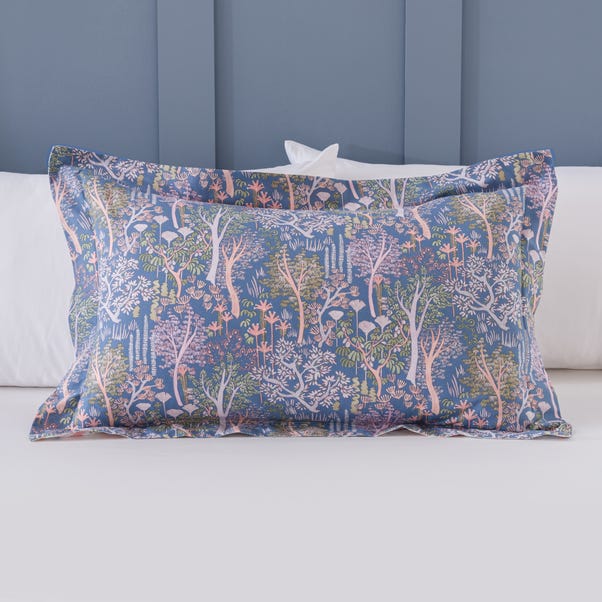 Japanese Garden Blue Oxford Pillowcase image 1 of 5