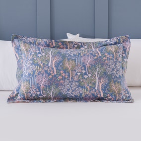 Japanese Garden Blue Oxford Pillowcase