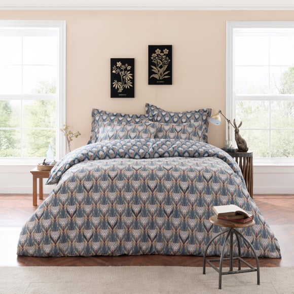 Blue duvet store cover king