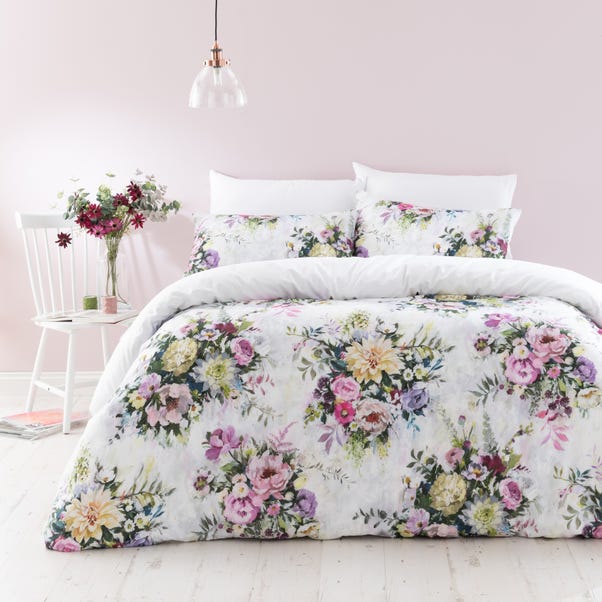 Kinsley Floral Cotton Duvet Cover and Pillowcase Set image 1 of 4