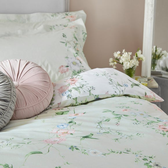 Lillia Botanical Cotton Duvet Cover and Pillowcase Set Dunelm