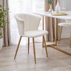 Kendall Dining Chair, Boucle