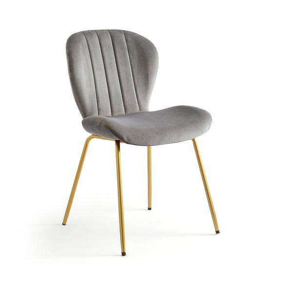 Lila Dining Chair, Velvet Dunelm