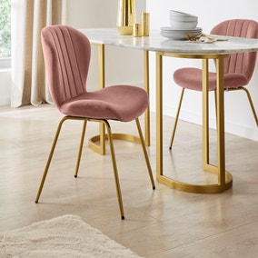 Lila Dining Chair, Velvet