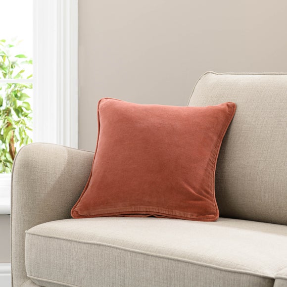 Cotton Muslin Seat Cushion - Brown - Home All
