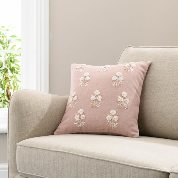 Dunelm mill pink clearance cushions