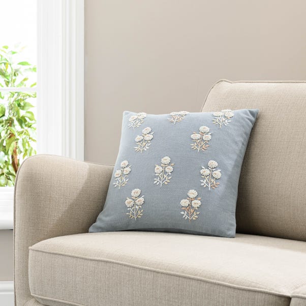 French Knot Floral Cushion Cover image 1 of 6