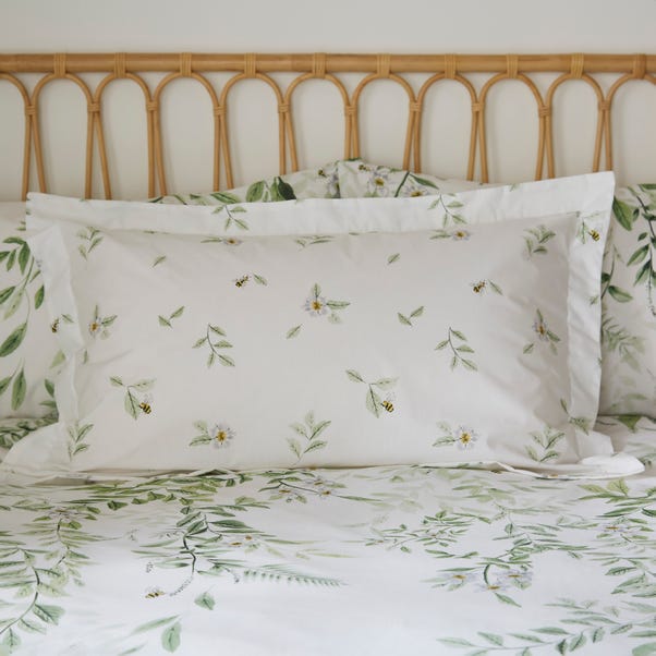Willow Trail Green Oxford Pillowcase image 1 of 3
