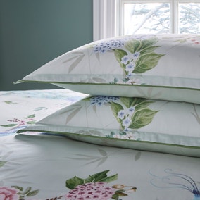 Dorma Love Bird Seafoam Oxford Pillowcase Pair