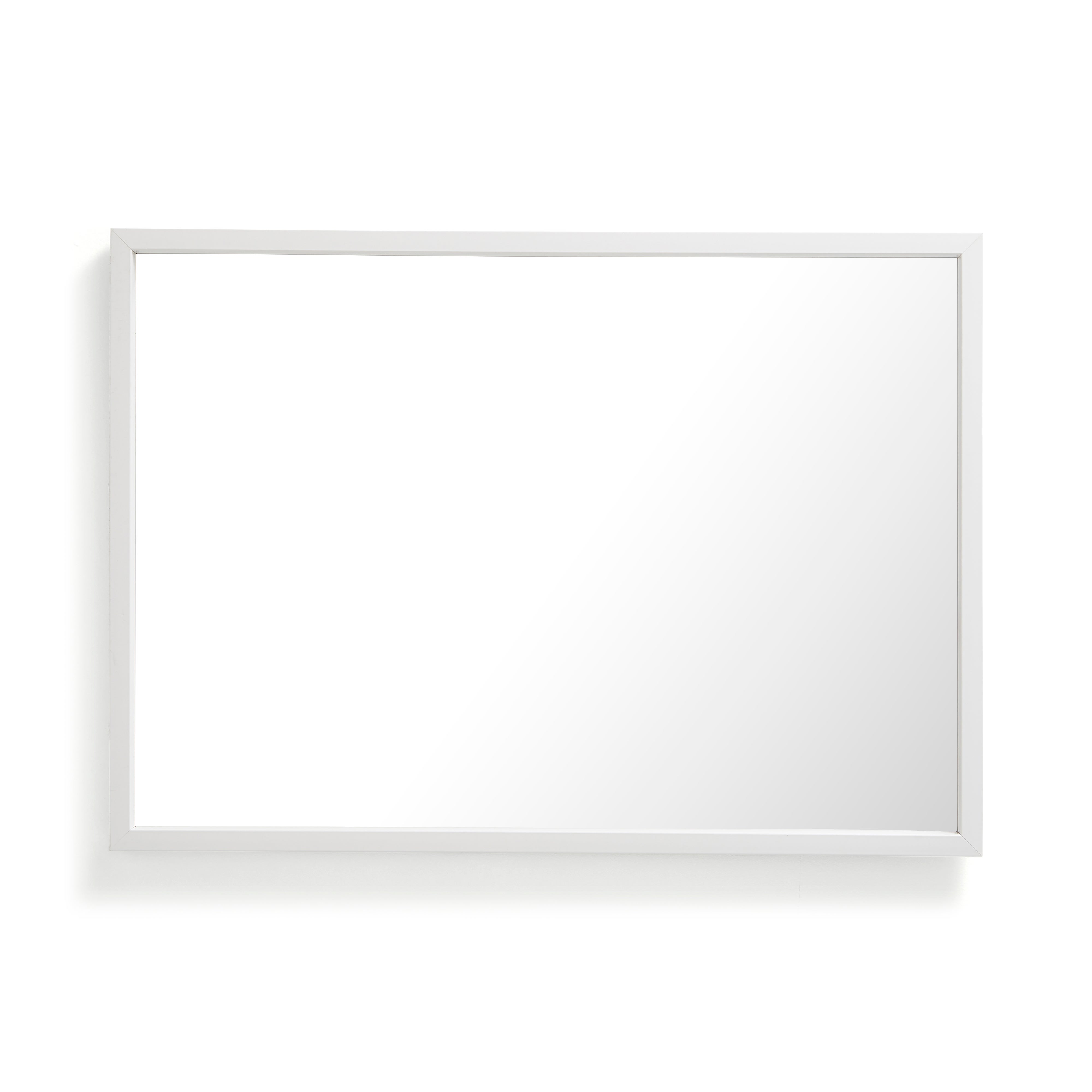 Essentials Over Mantle Mirror White White
