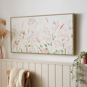 Floral Meadow Framed Canvas