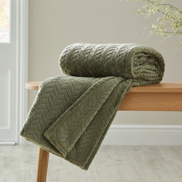 Dunelm best sale throws grey