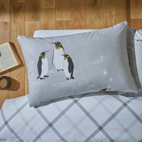 Emperor Penguins 100 Brushed Cotton Reversible Duvet Cover