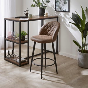 Astrid Bar Stool- Faux Leather