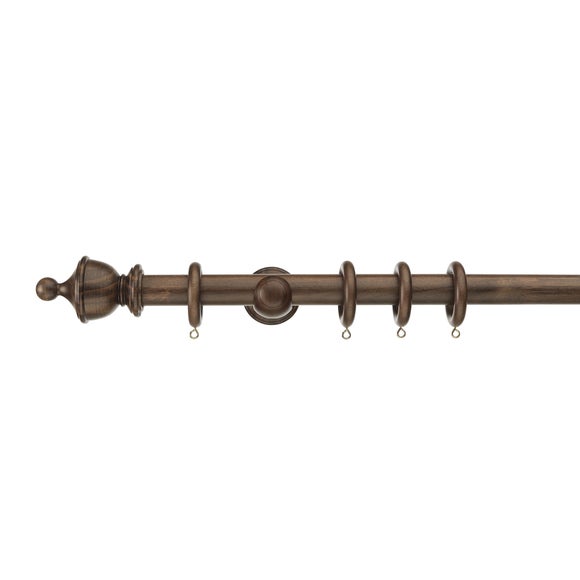 Click to view product details and reviews for Sherwood Urn Finial Fixed Wooden Curtain Pole With Rings. Click to view product details and reviews for Sherwood Urn Finial Fixed Wooden Curtain Pole With Rings.