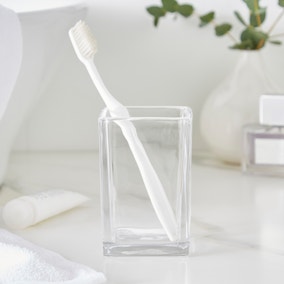 Glam Glass Toothbrush Holder