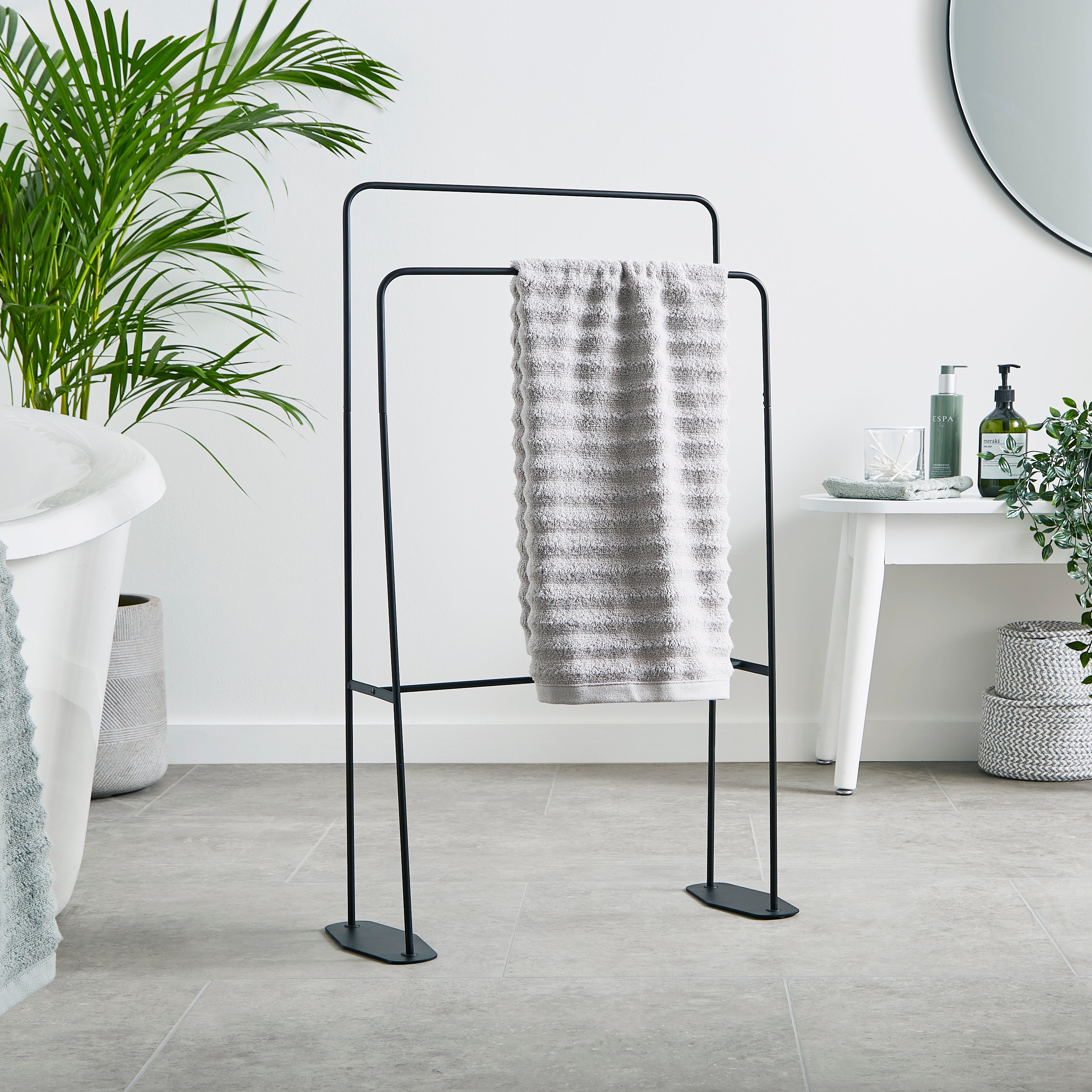 Free Standing Bath Towel Hanger, Yamazaki Home
