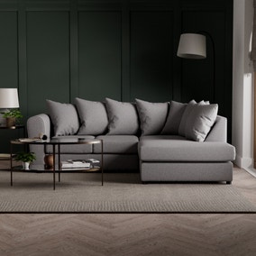 Blake Soft Texture Fabric Corner Sofa