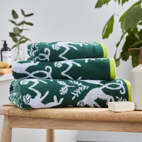 Monkey Towel Green