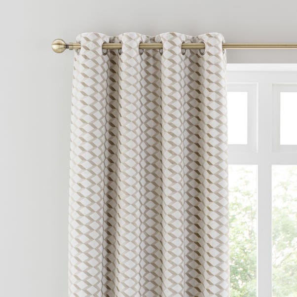 Arbour Natural Eyelet Curtains image 1 of 6