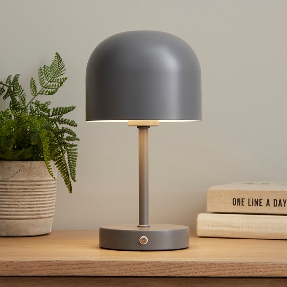 Bedside grey hot sale lamps