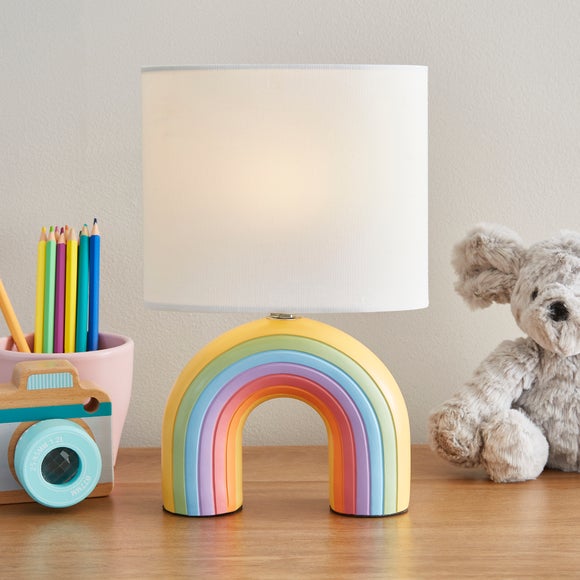 Pottery barn on sale rainbow lamp