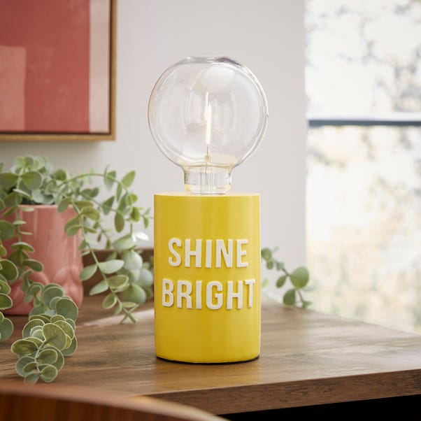 Shine Bright Bulb Holder Table Lamp image 1 of 5