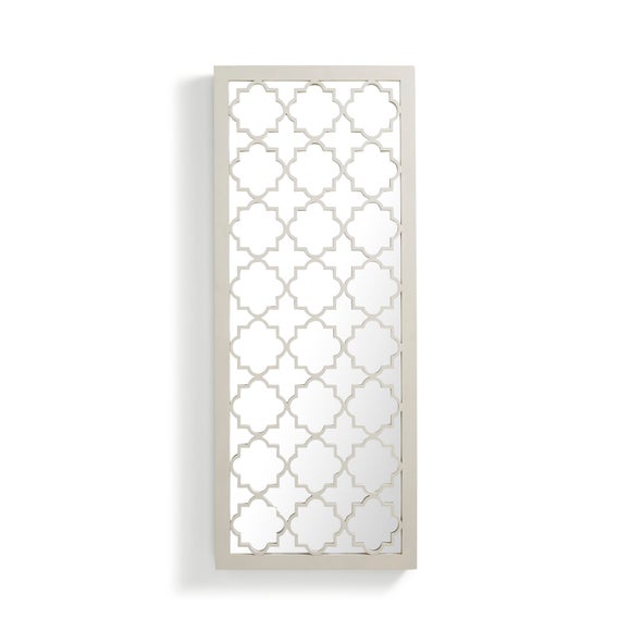 Sandstone Washed Decorative Rectangle Wall Mirror | Dunelm